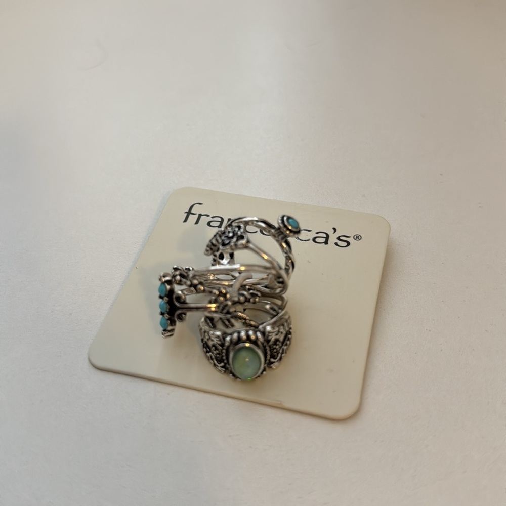 Francesca set of rings set brand new with tags size 7